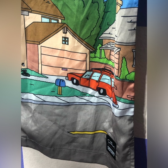 NWOT Market x The Simpsons Limited Button Down All-Over House Print - Size M - Picture 2 of 4